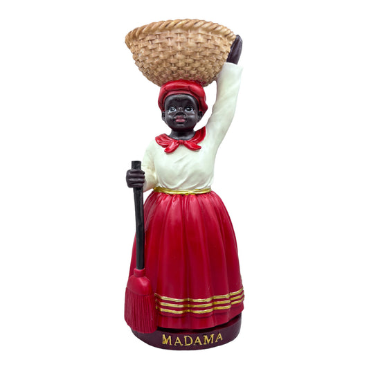 12" La Madama with Basket Statue