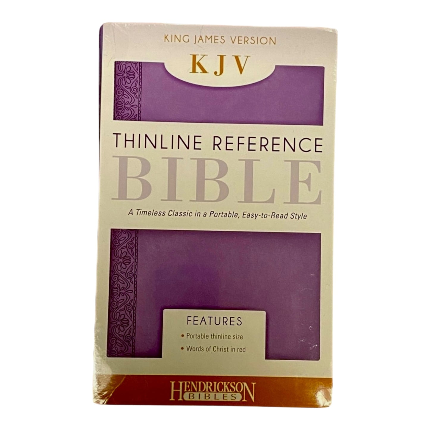 Thin line Reference Bible KJV Leather Cover