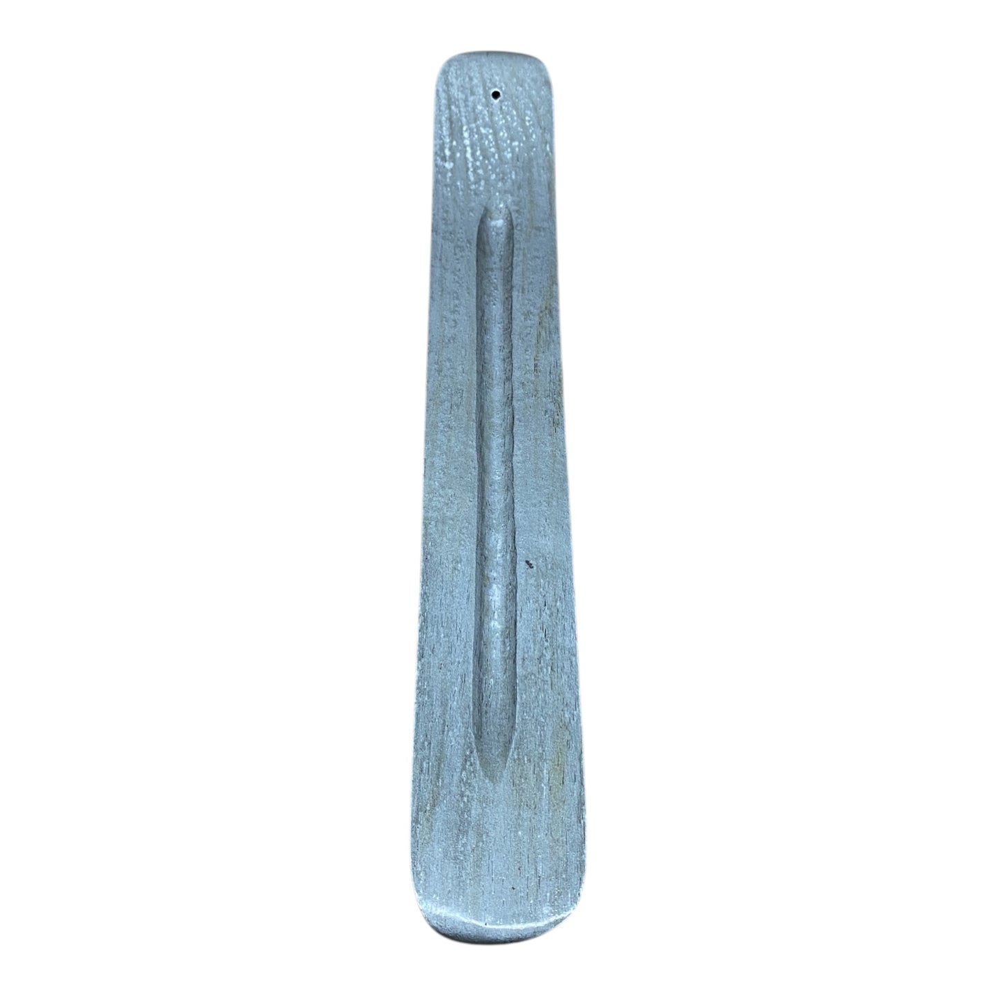 Wooden Flat Incense Burner Silver