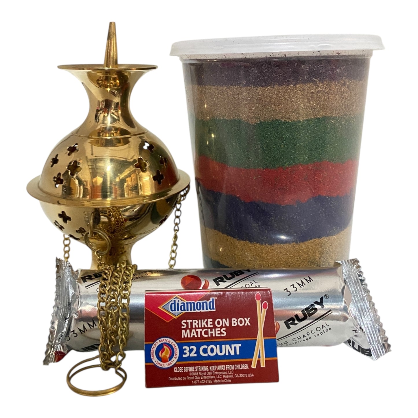7 Colors Incense Powder Bundle