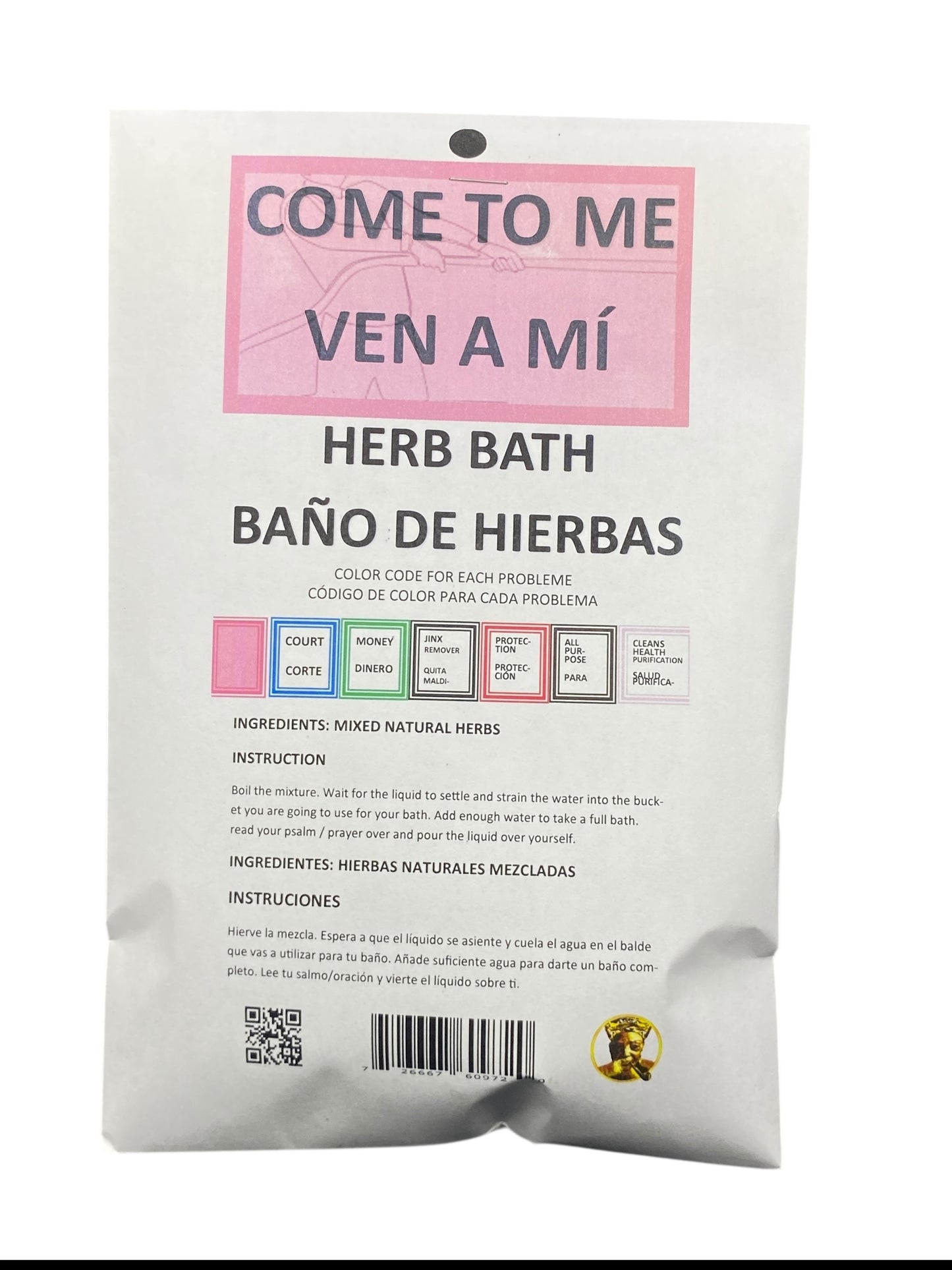 Come To Me/Ven A Mi Dried Herb Bath