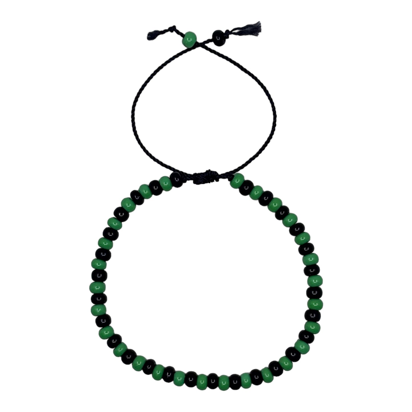 Wrist Beads - Black & Green