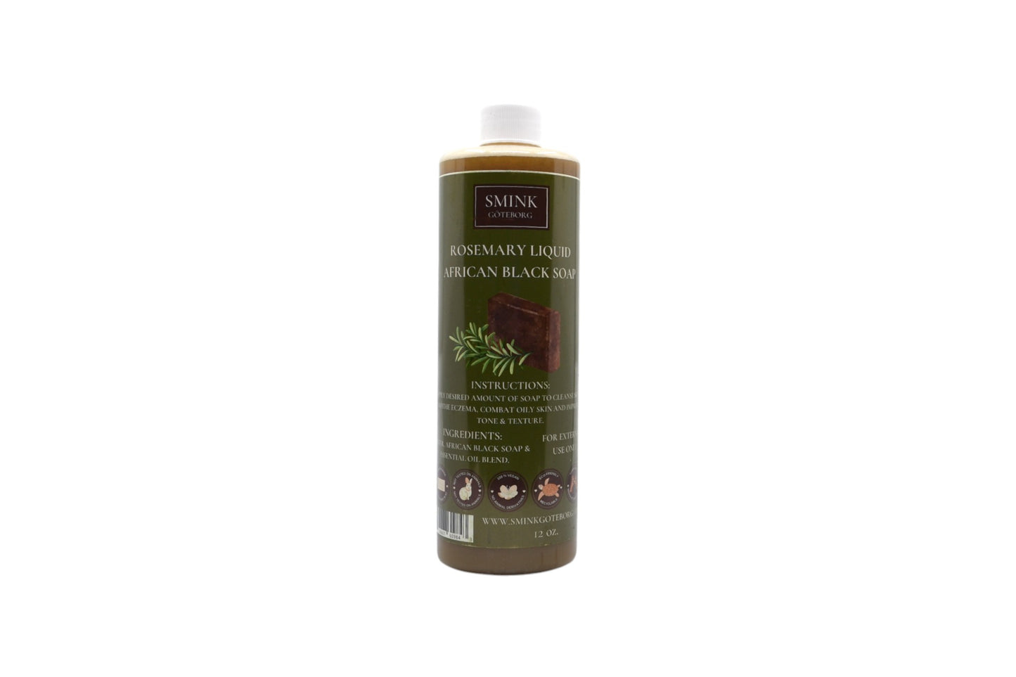 Smink Rosemary African Liquid Black Soap