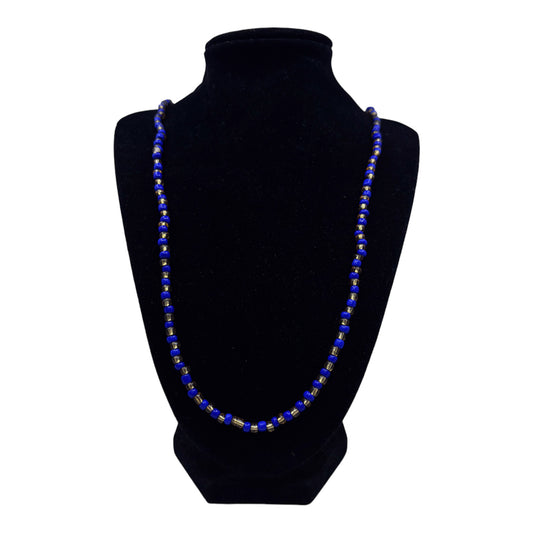 Neck Beads - Blue & Gold (1:1)