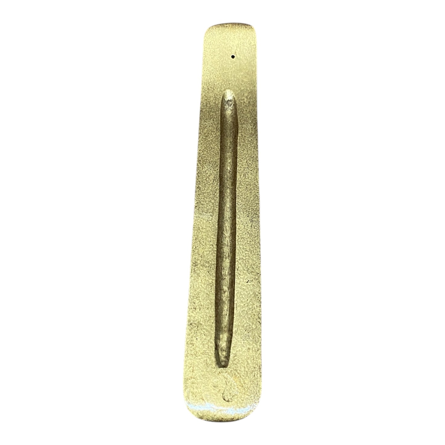 Wooden Flat Incense Burner Gold