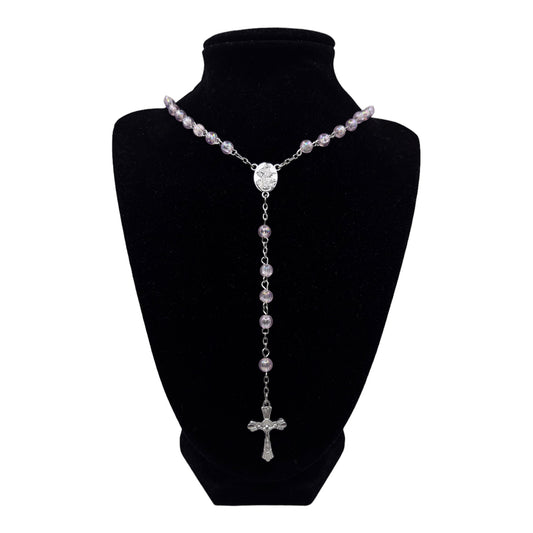 Lilac Iridescent Rosary