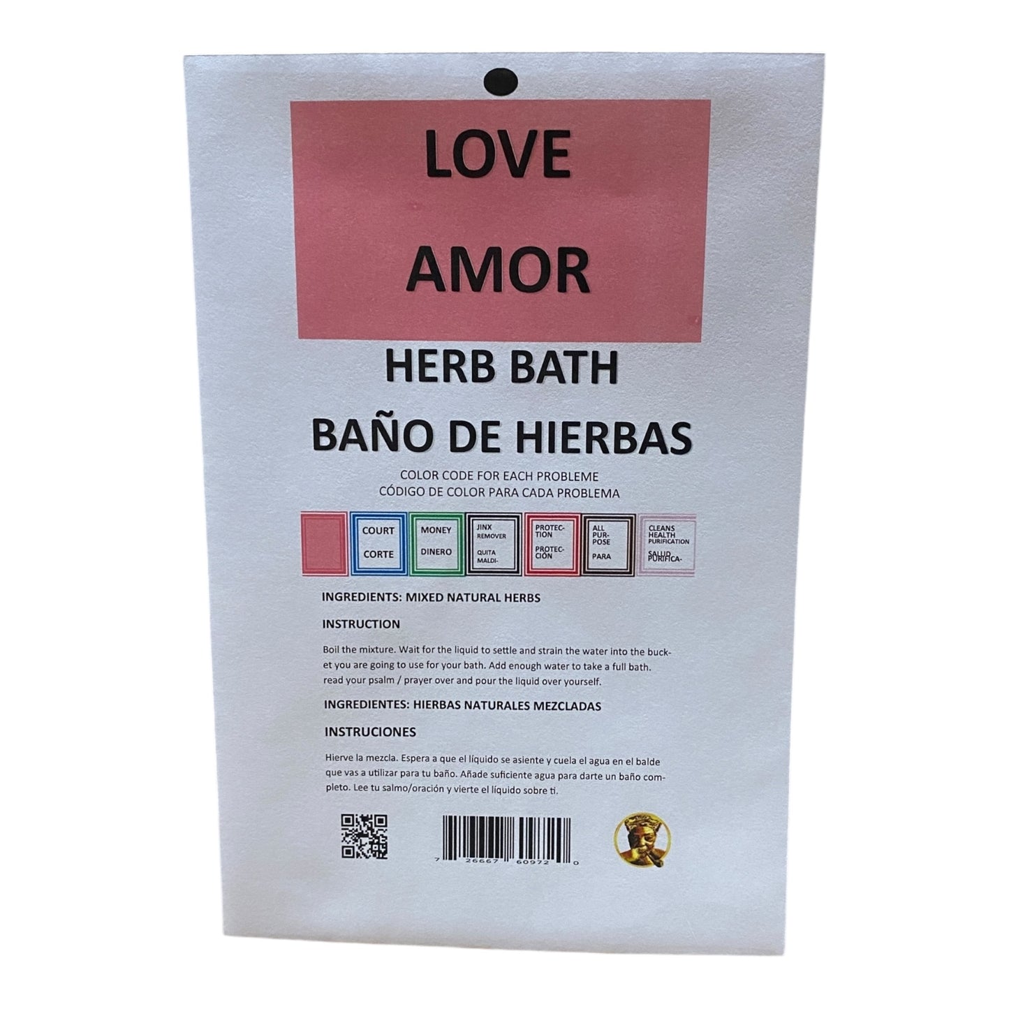 Love Dried Herb Bath