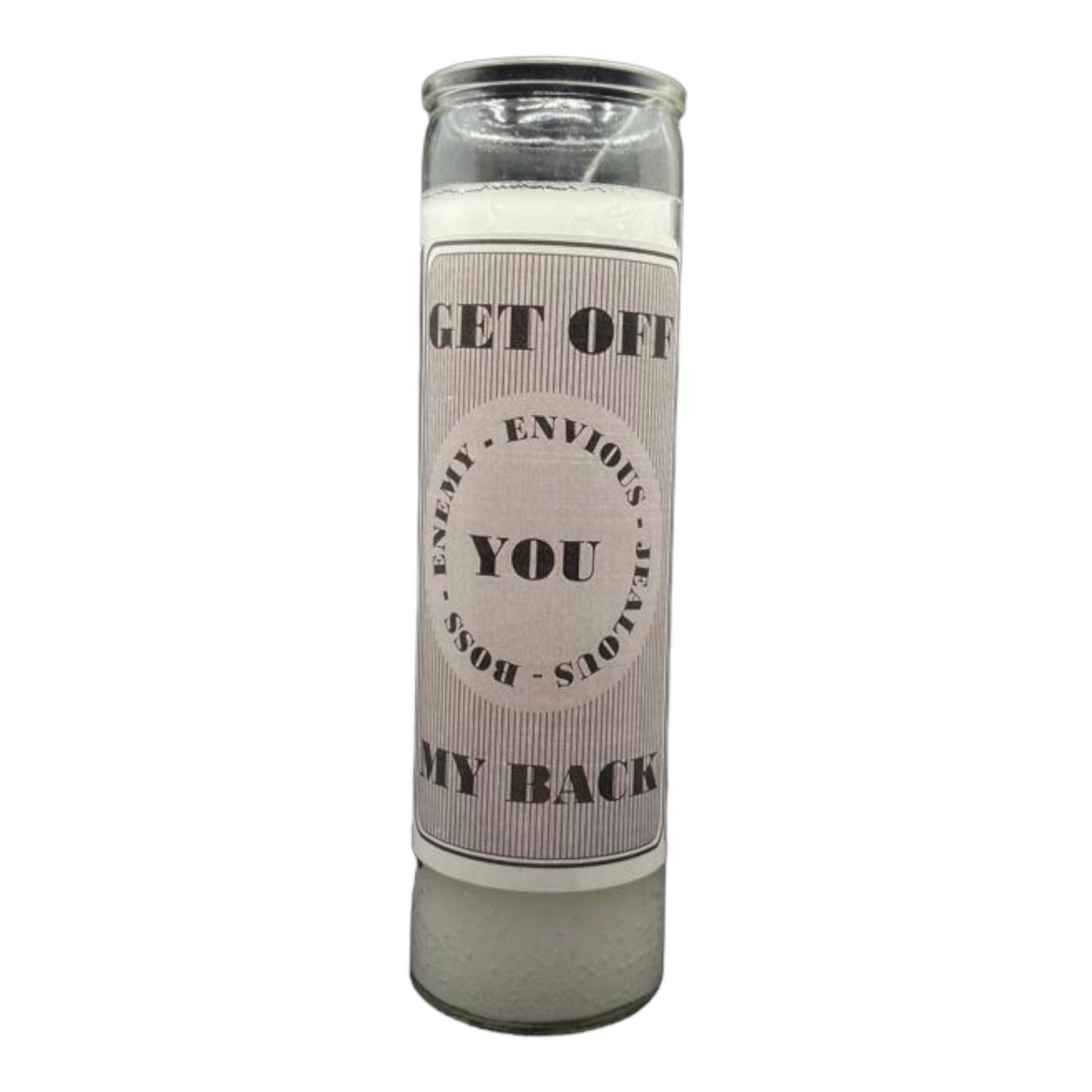 Get Off My Back Candle