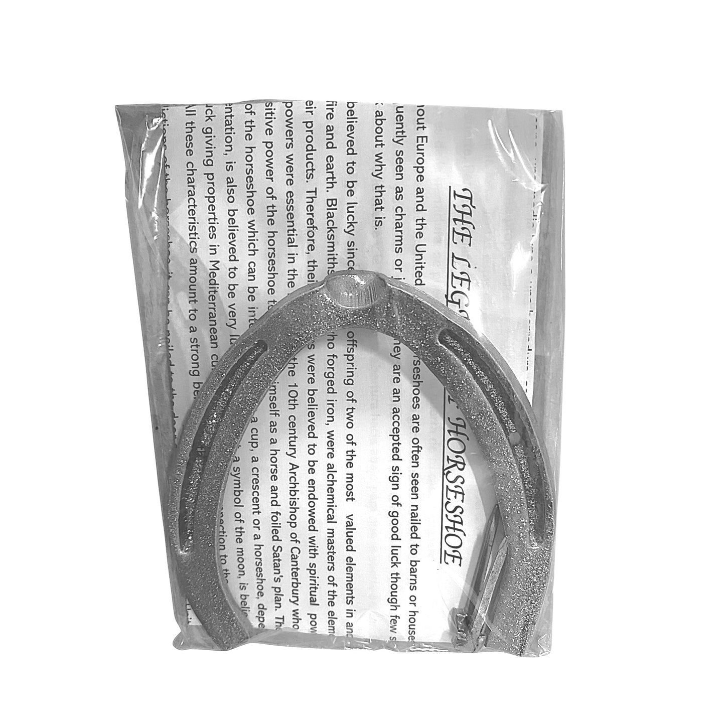 (Horseshoe - Silver (H4”xW3”)