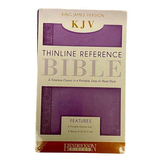 Thin line Reference Bible KJV  Leather Cover