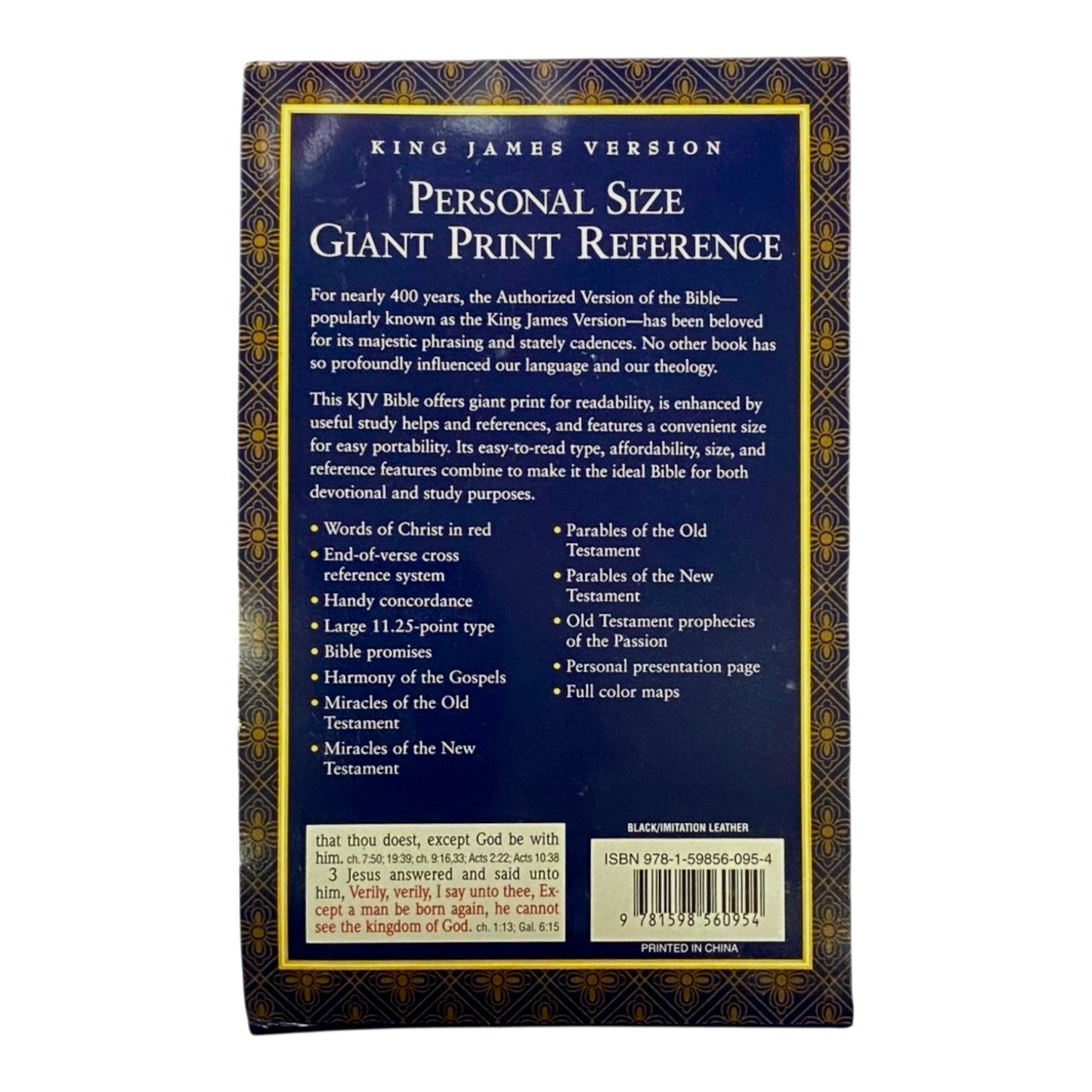 Bible Personal Size KJV  Giant Print