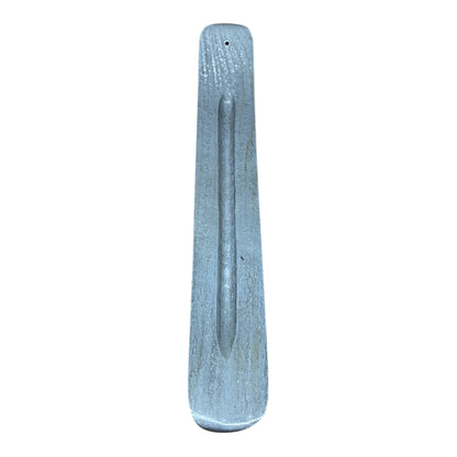 Wooden Flat Incense  Burner Silver