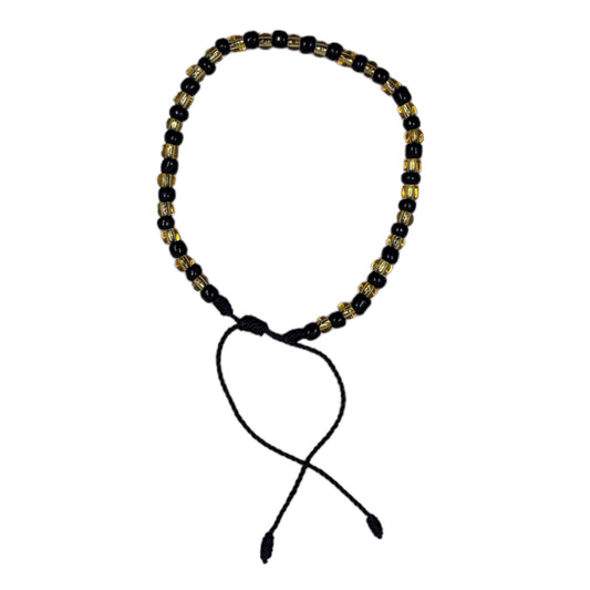 Wrist Beads -  Black & Gold