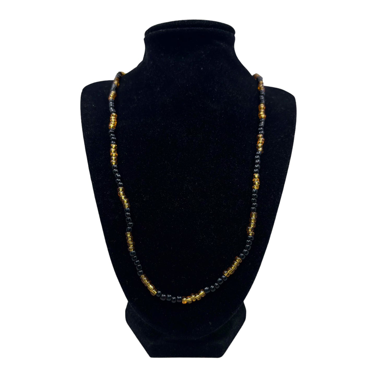 Neck Beads - Black & Gold