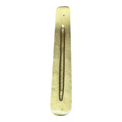 Wooden Flat Incense  Burner Gold