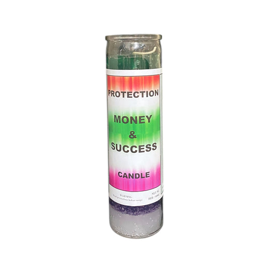Protection, Money and Success Candle