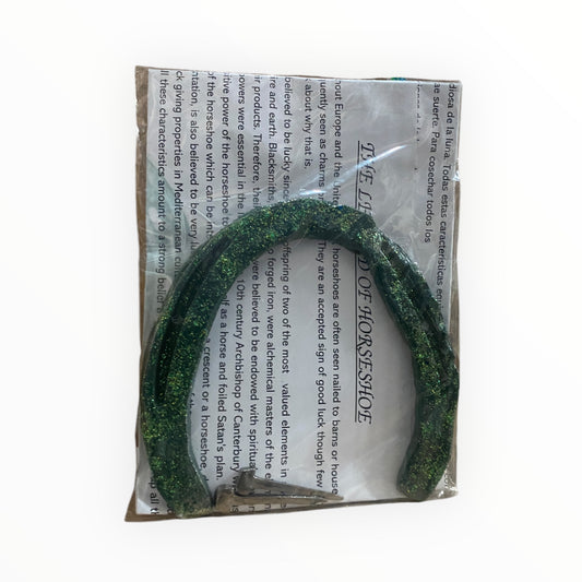 Horseshoe - Green (H4”xW3”)