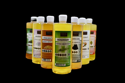 Peppermint Liquid Castile Soap 32oz