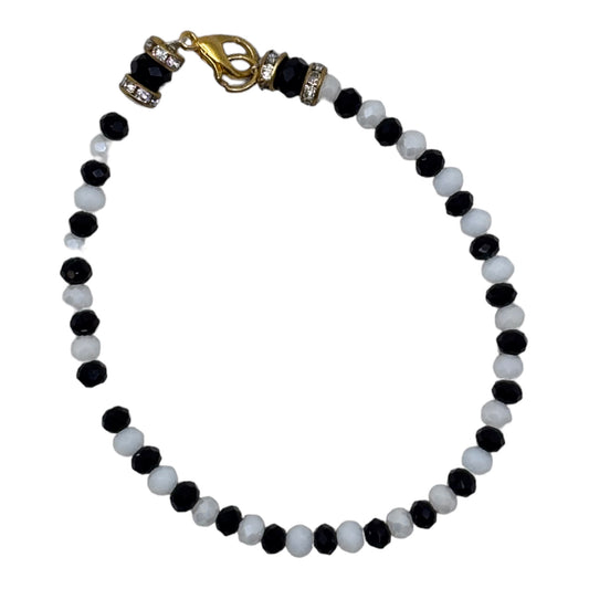 Wrist Beads - Black & White