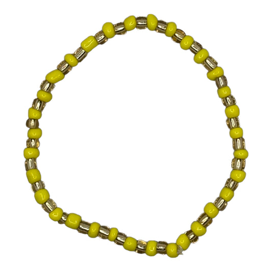 Wrist Beads - Yellow & Gold