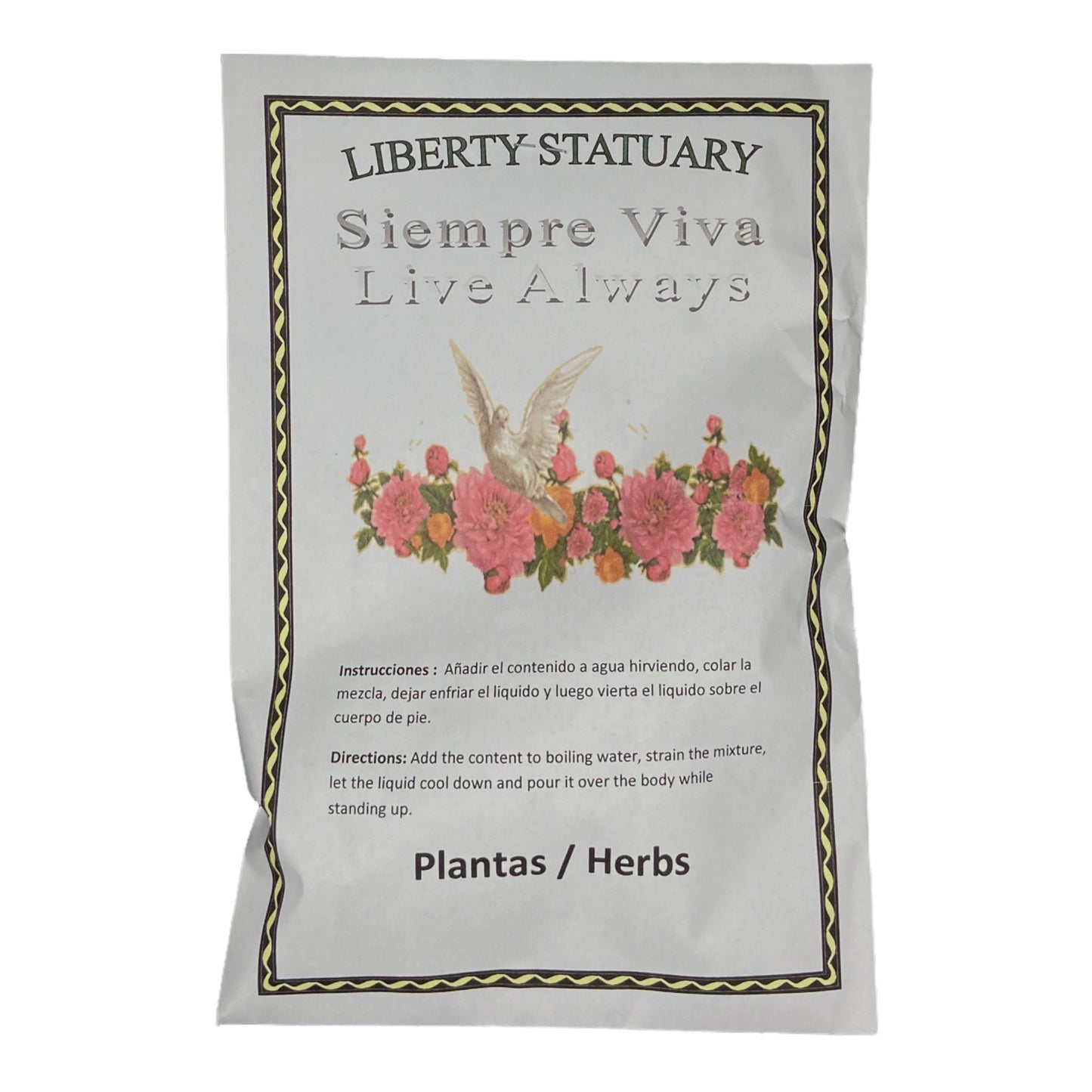 Live Always/Siempre Viva Dried Herb Bath