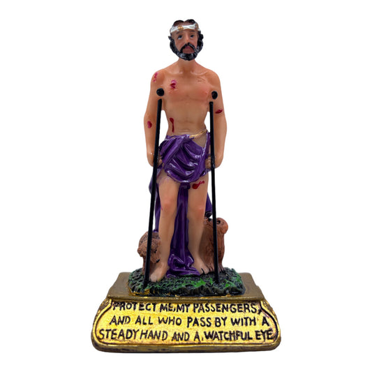 4" St Lazarus Statue