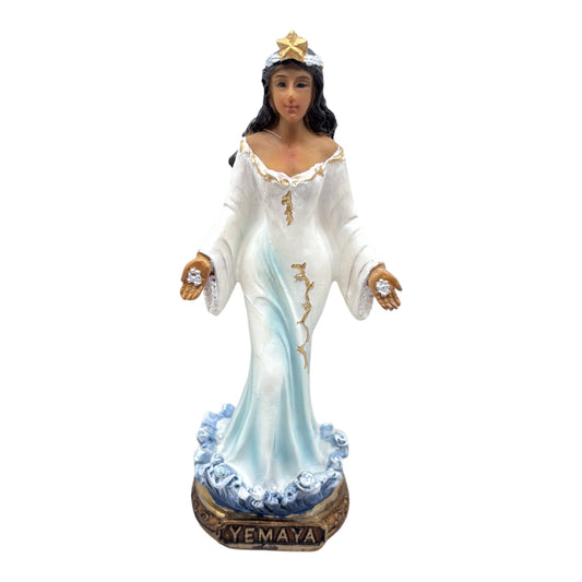 5" Yemaya in White Dress Statue