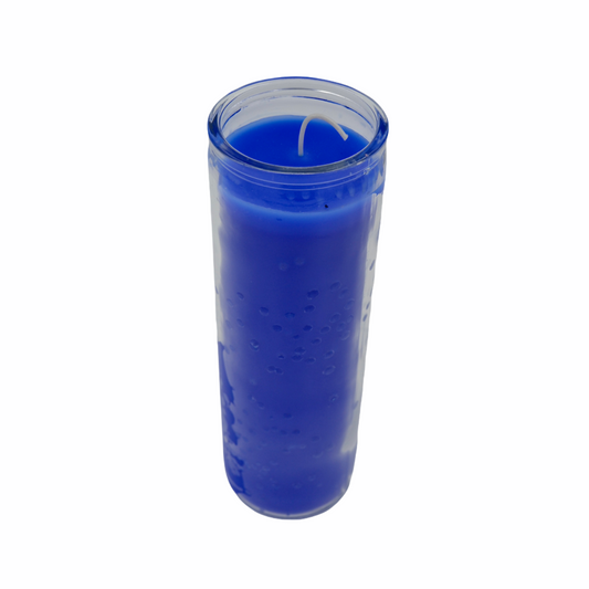 Blue Plain 7 Day Candle