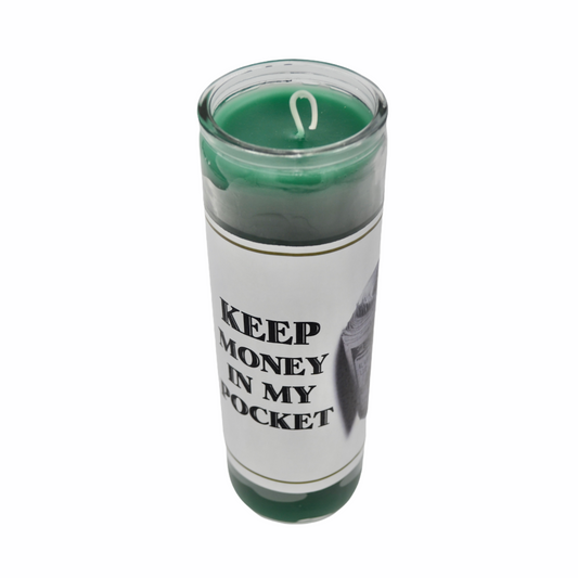 Keep Money In My Pocket Candle